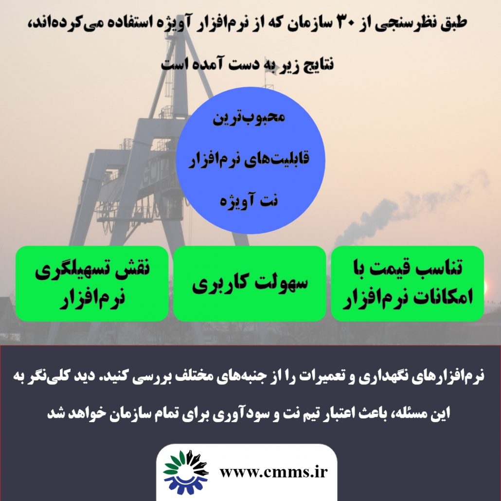 نرم افزار مدیریت نگهداری و تعمیرات آویژه
